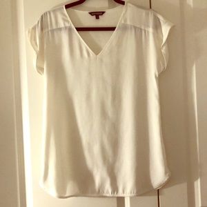 Express White Silky Blouse, XS